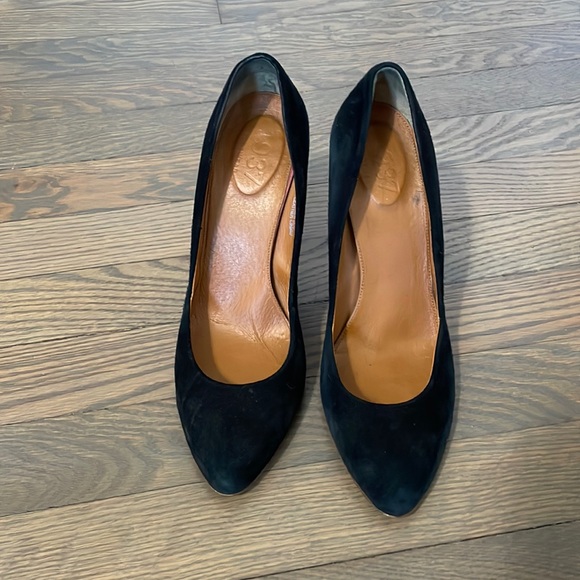 Madewell Black suede heels - Picture 2 of 4